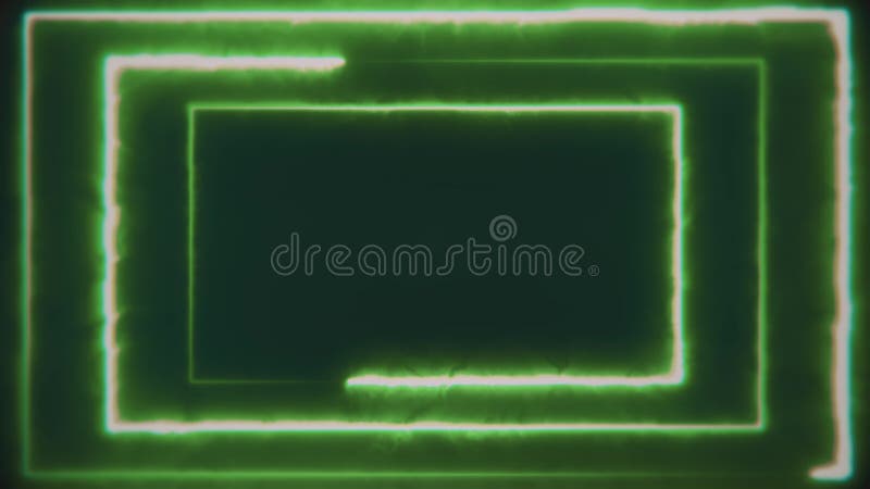 Neon bakcground flying through edless glowing rotating neon rectangle creating a tunnel, blue red pink violet spectrum royalty free illustration