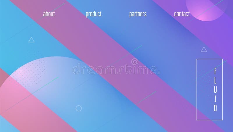 Neon Banner. Rainbow Layout. Geometric Concept. 3d Futuristic Po vector illustration