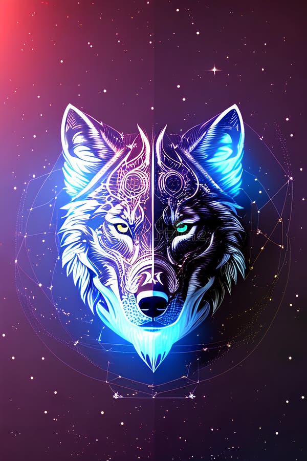 Neon Wolf Stock Illustrations – 220 Neon Wolf Stock Illustrations, Vectors  & Clipart - Dreamstime