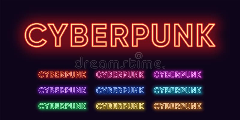 Cyberpunk numbers font фото 75
