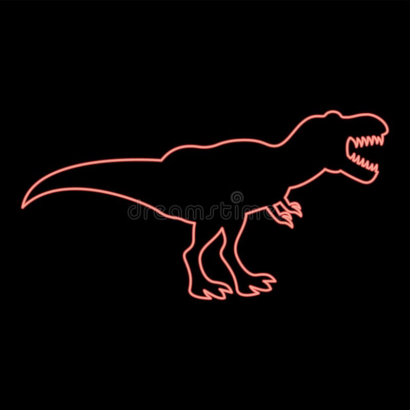 Dinosaur tyrannosaurus t rex icon black color illustration flat style  simple image 5199440 Vector Art at Vecteezy