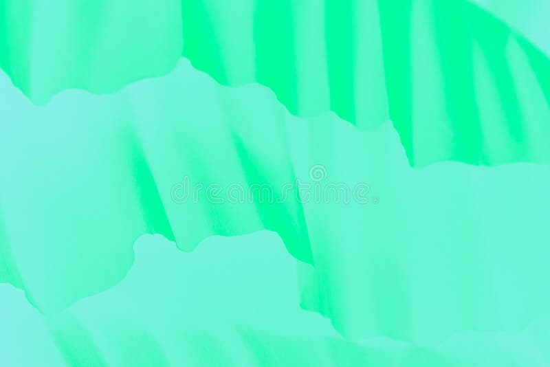 Neon Green Mint Abstract Gradient Background with Waves Stock Image