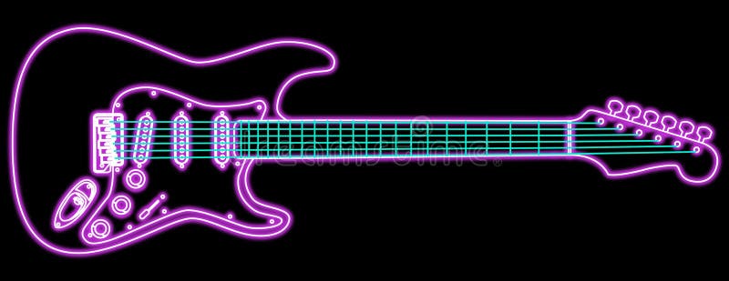 Neon Guitar