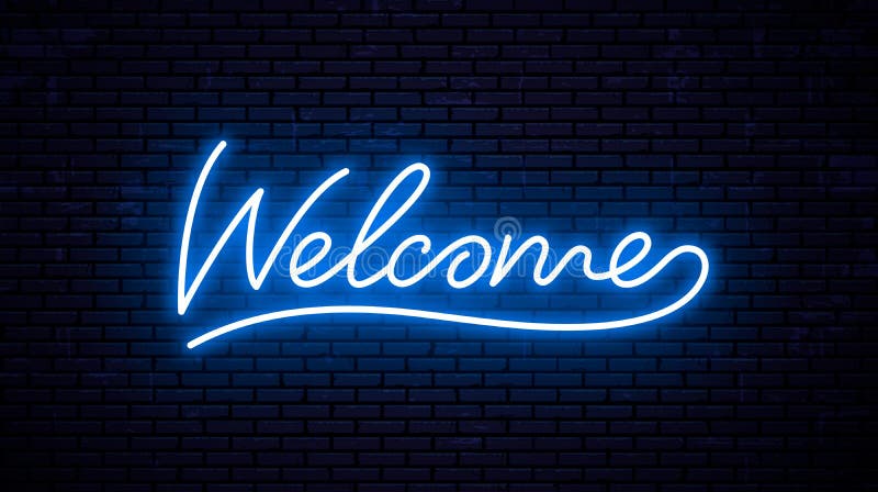 Neon Welcome Stock Illustrations – 3,592 Neon Welcome Stock ...