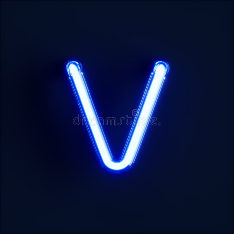 Neon Light Alphabet Character V Font Stock Illustration Illustration Of Electric Letter Neon Light Alphabet Character V Font Stock Illustration Illustration Of Electric Letter