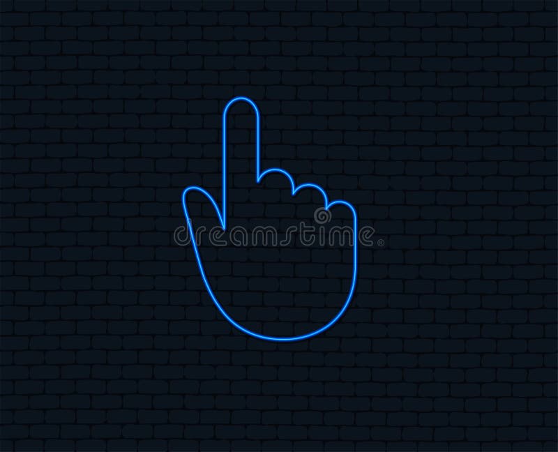 Hand cursor sign icon. Hand pointer symbol. vector illustration