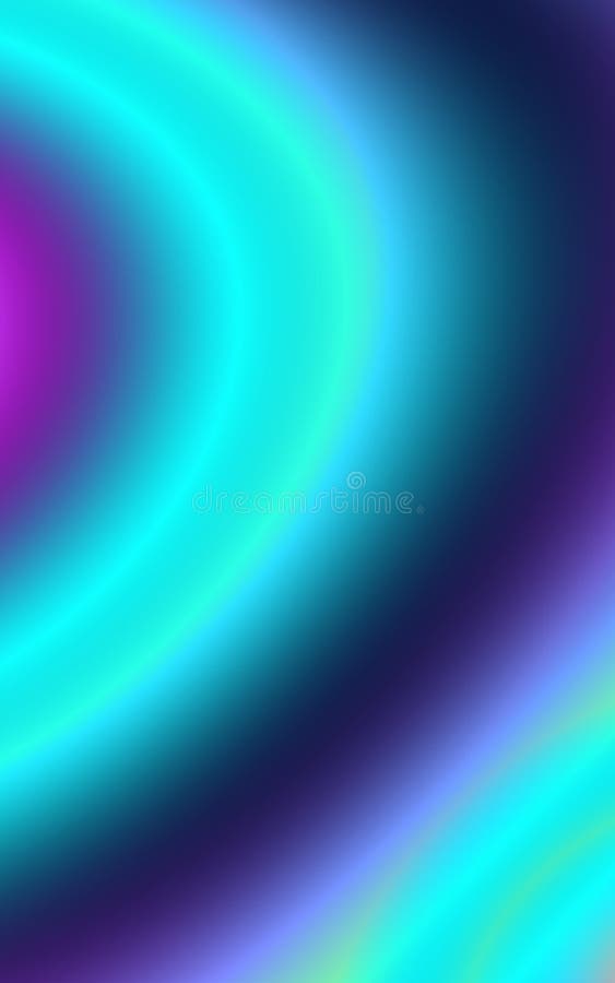 Neon Light Wave Illustration Vertical Wallpaper Stock Illustration