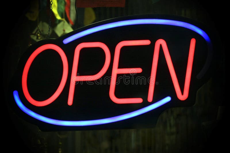 Neon Open Sign