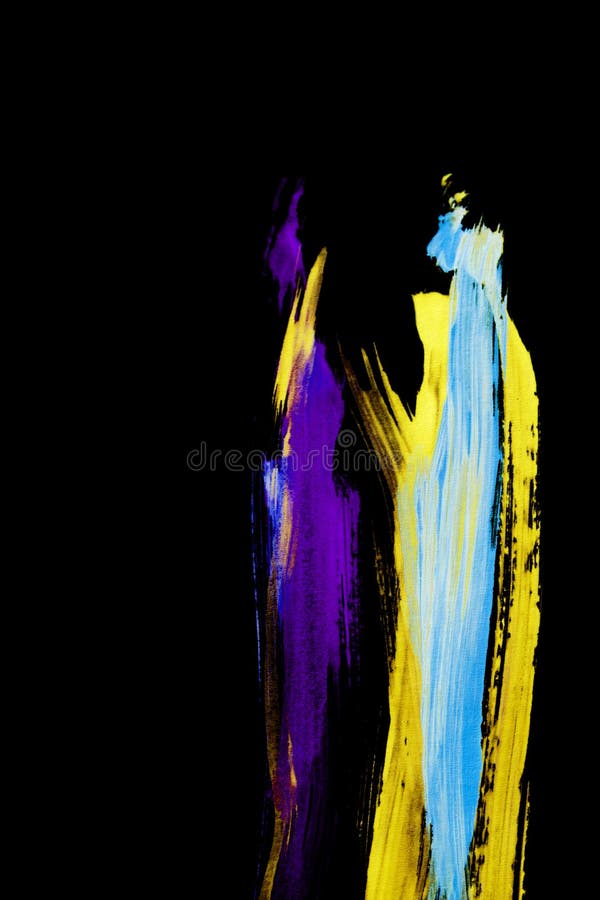 Neon paint on black stock illustration. Illustration of creative