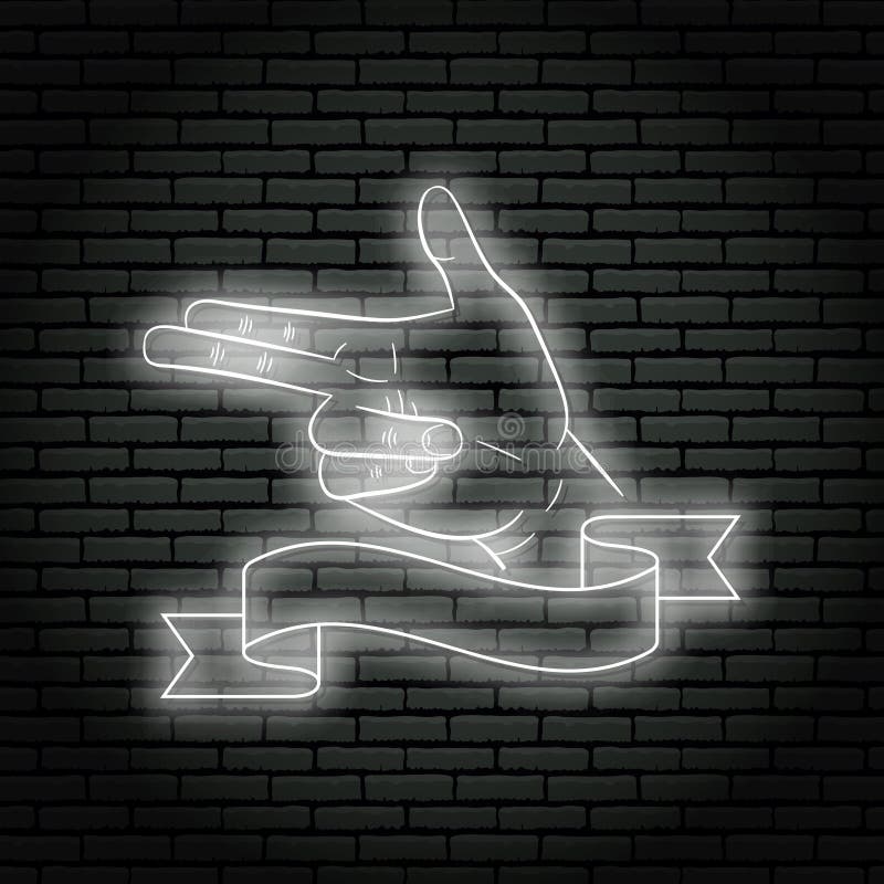pic Neon White Aesthetic For Boys neon sign white stock illustrations