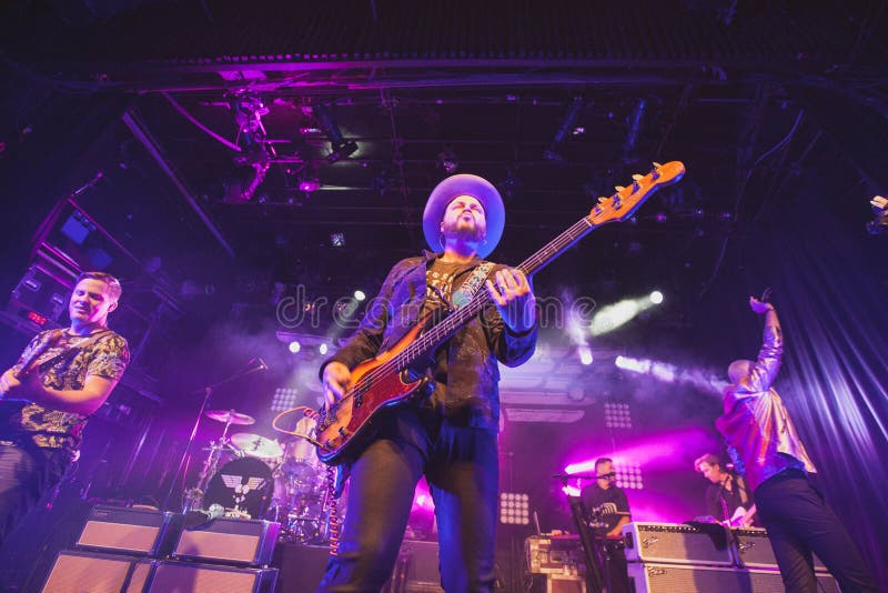 Neon Trees in concert at Irving Plaza in New York