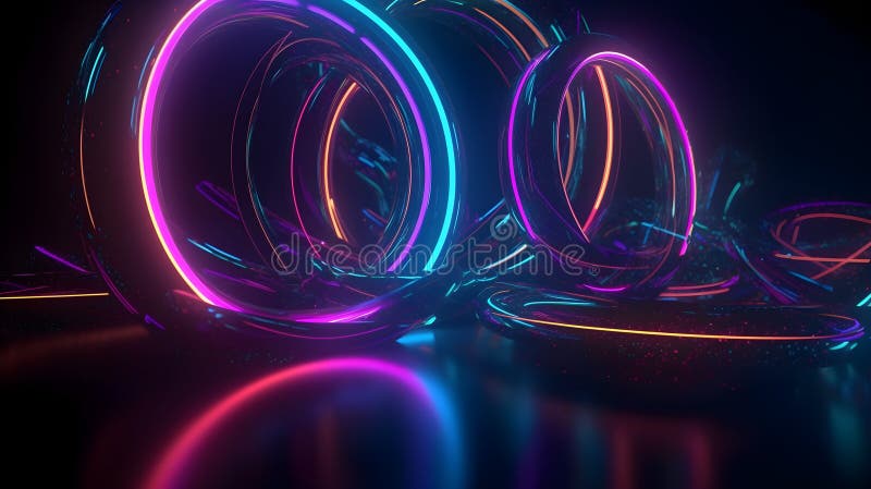 Neon Wallpaper, Neon Abstract Background, Aesthetic Wallpaper, Neon ...