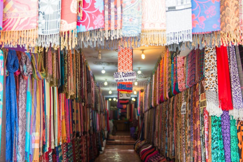 Nepal 23 December 2016 Blanket Made from Cashmere Wool in N