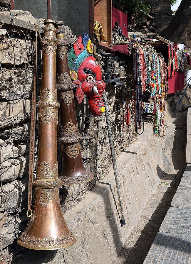 Nepali souvenirs stock image. Image of souvenirs, thamel - 19220031