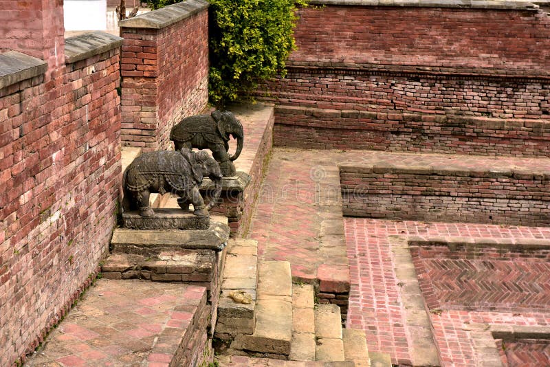 Nepals kathmandu royalty free stock photo