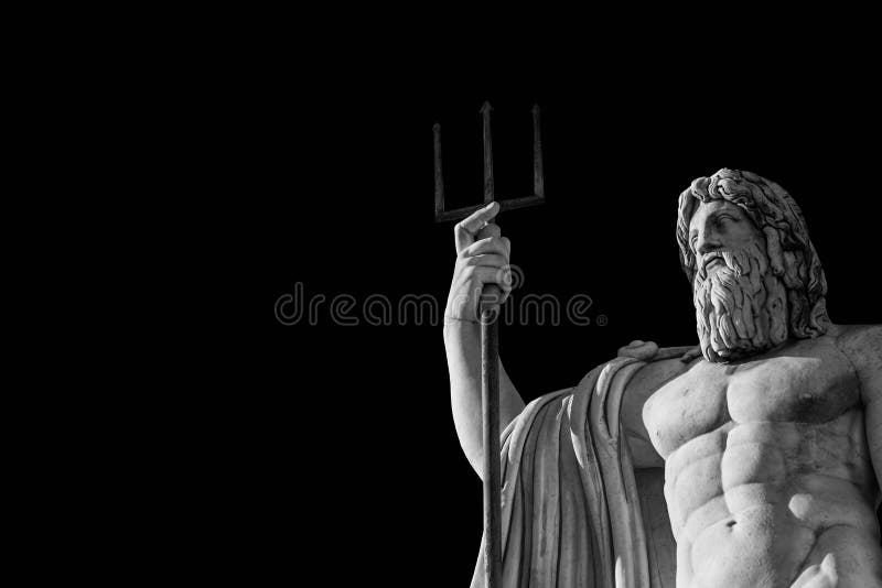 Neptune Dieu De La Statue De Mer Photo Stock Image Du Italie Bras