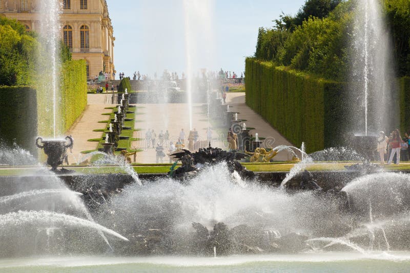The Neptune Fountain Of Versailles Stock Images Image 13939254