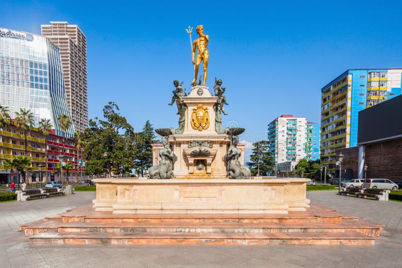 Neptune Monument, Batumi royalty free stock photos Neptune Monument, Batumi royalty free stock photos