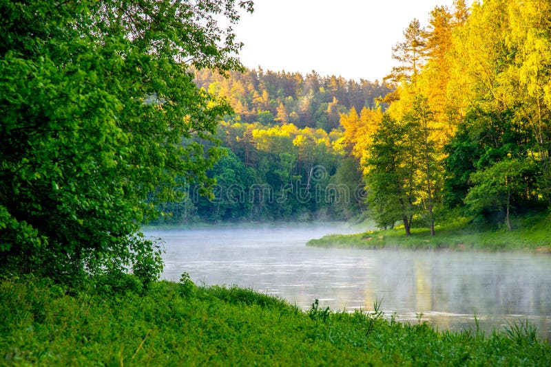 Neris regional park in Lithuania