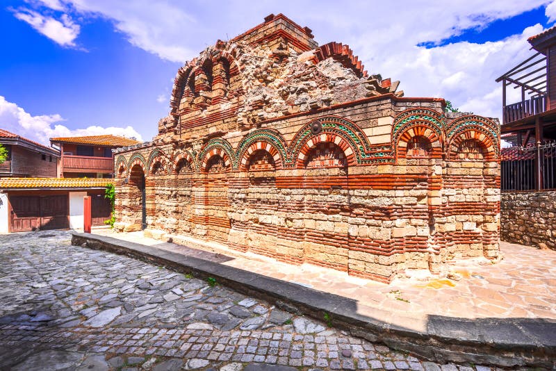 Nesebar, Bulgaria. Church of the Holy Archangels Michael and Gabriel, medieval Mesembria. Nesebar, Bulgaria. Church of the Holy Archangels Michael and Gabriel, medieval Mesembria