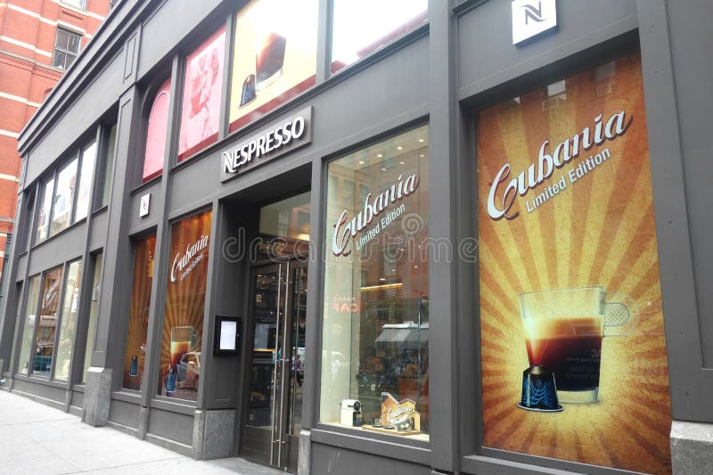 Nespresso editorial image. Image of copyspace, shop, space 43094985