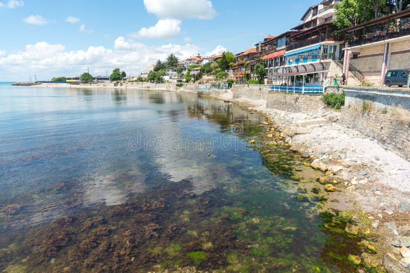 Nessebar Каменное побережье Чёрного моря, Болгария стоковое фото