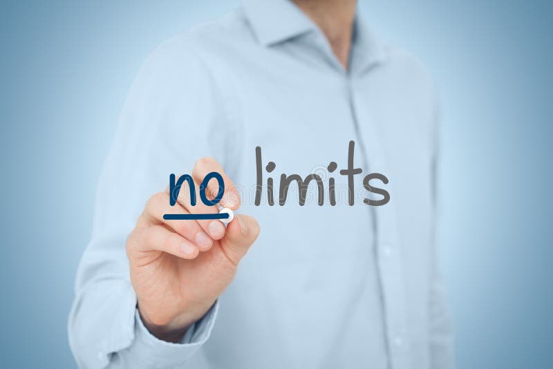 Nessun limiti immagine stock libera da diritti Nessun limiti immagine stock libera da diritti