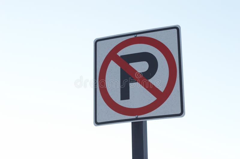 Nessun parcheggio immagini stock libere da diritti Nessun parcheggio immagini stock libere da diritti
