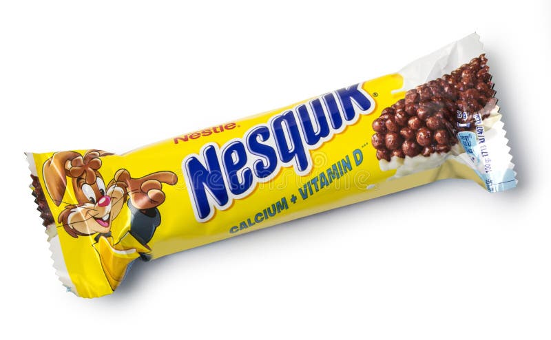Nestle Nesquik sädesslaglodisar royaltyfria bilder Nestle Nesquik sädesslaglodisar royaltyfria bilder