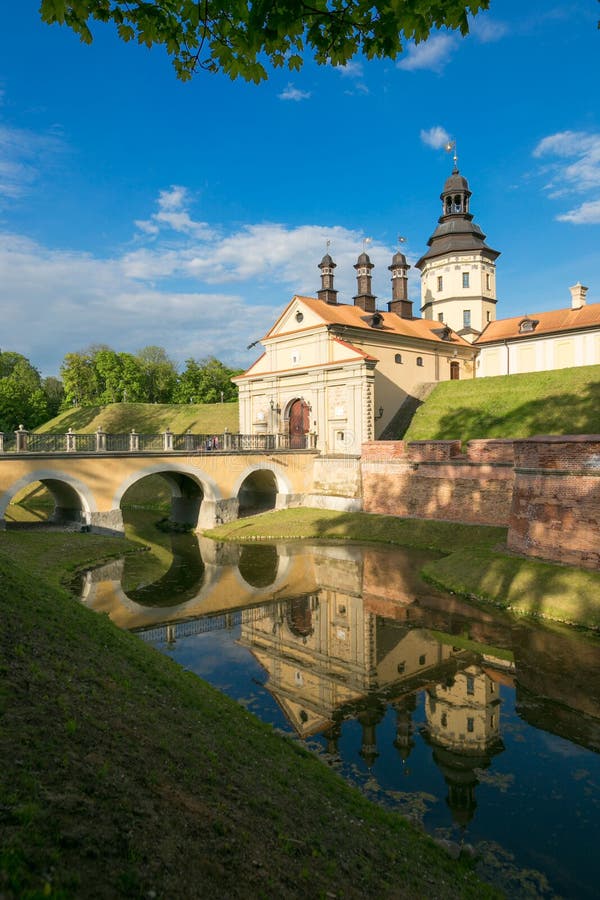 Nesvizh Belarus May 20 2017 Medieval Castle In Nesvizh Minsk