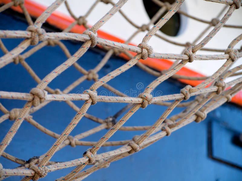 Net on boat