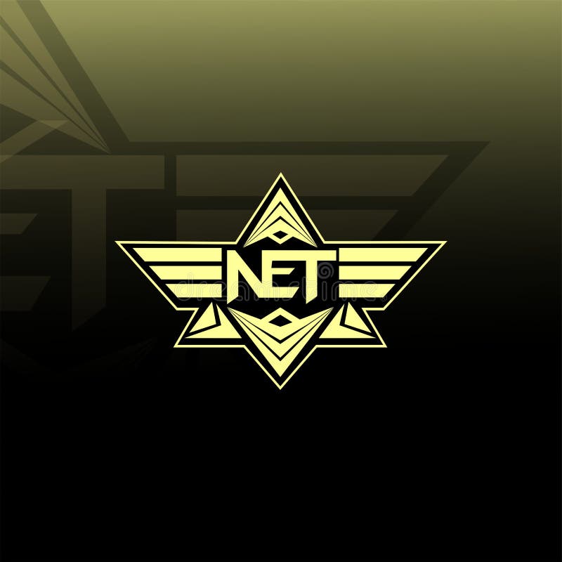 Net Piramida Mascot Illustration Vector Logo Esport Stock Vector -  Illustration of later, background: 124743332