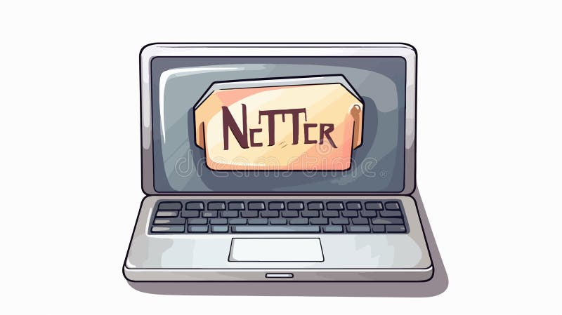 Net Text and Enter Key Icon Vector Design. Net text and enter key icon, a modern vector logo design combining text with an enter key icon, ideal for tech companies or digital interfaces.