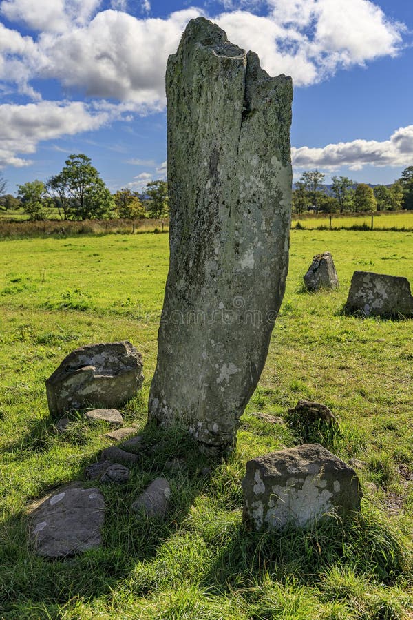 Giving The Emperor The Nether Stones Nether Largie Standing Stones, Kilmartin Glen, Argyll, Scotland, United