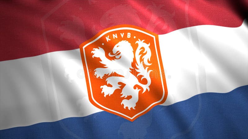  Netherlands Holland KNVB Logo Orange Square