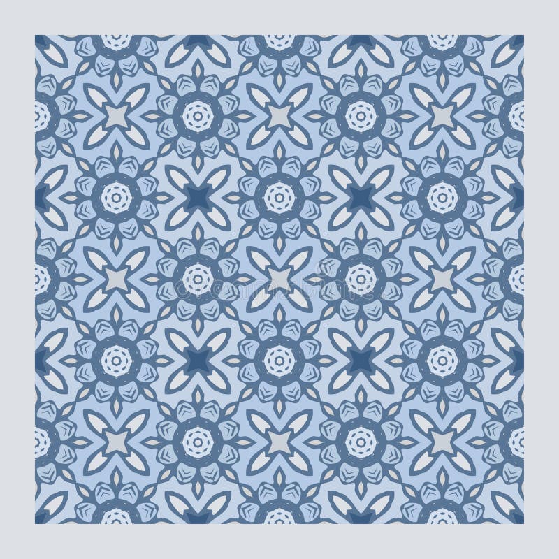 Netrivail abstract floral geometric pattern, background, vector seamless stock illustration Netrivail abstract floral geometric pattern, background, vector seamless stock illustration