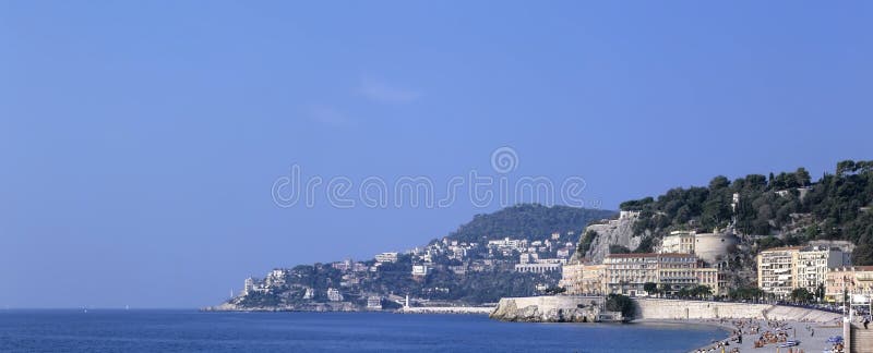 Beach promenade des anglais nice alpes-maritime provence cote d'azur french riviera south of france meditteranean france europe. Beach promenade des anglais nice alpes-maritime provence cote d'azur french riviera south of france meditteranean france europe