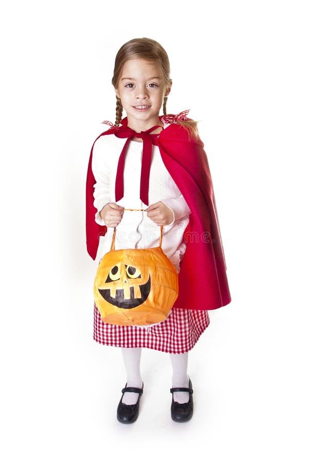 Nettes kleines Halloween Betrügen-oder-Treater stockbilder Nettes kleines Halloween Betrügen-oder-Treater stockbilder
