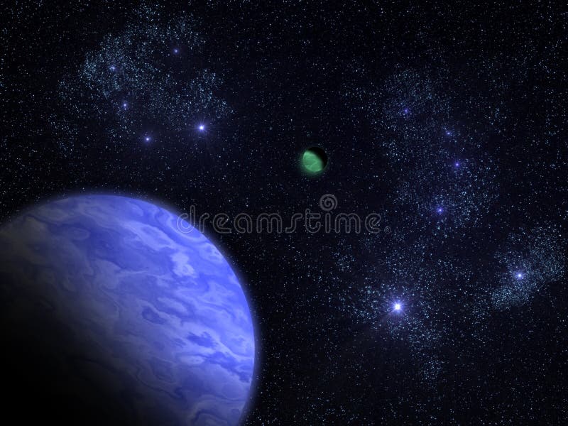 Netuno ilustração do vetor