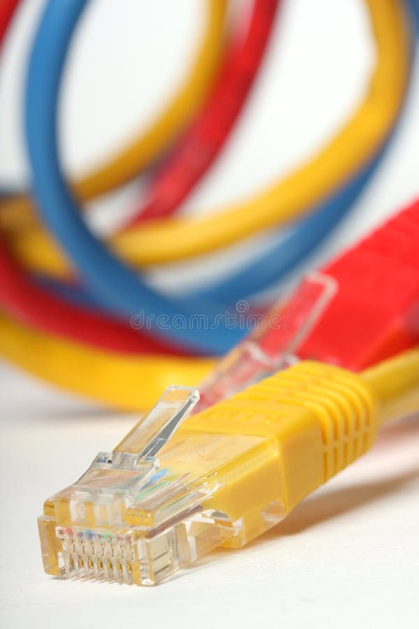 Network cable stock photography
