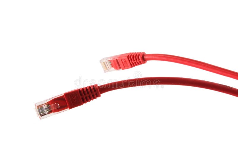 Network cables royalty free stock photos