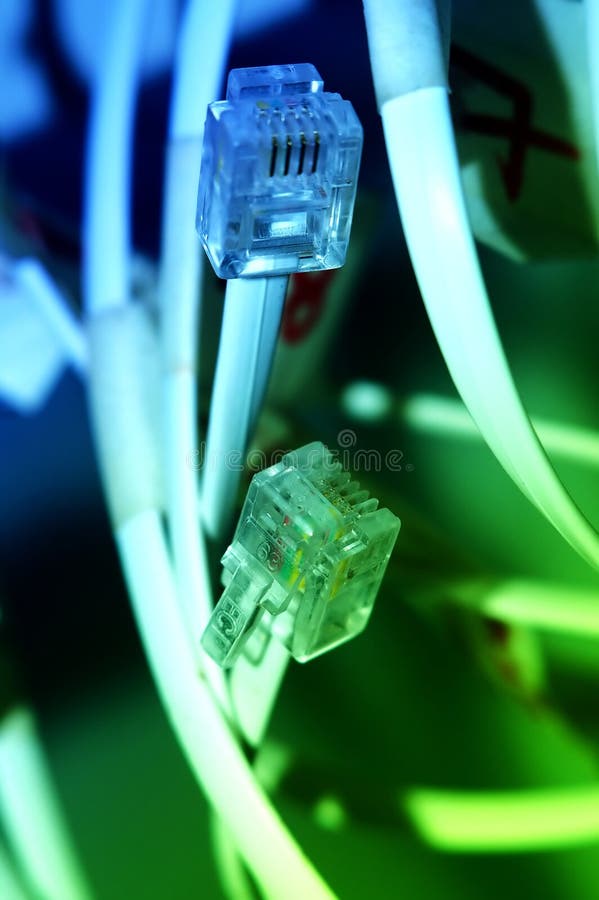 Network cables royalty free stock images