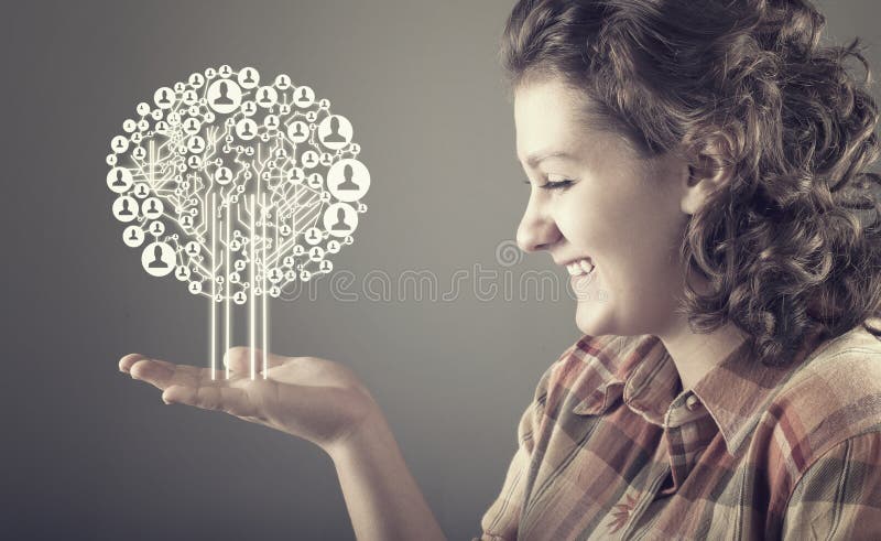 The network concept stock photography The network concept stock photography