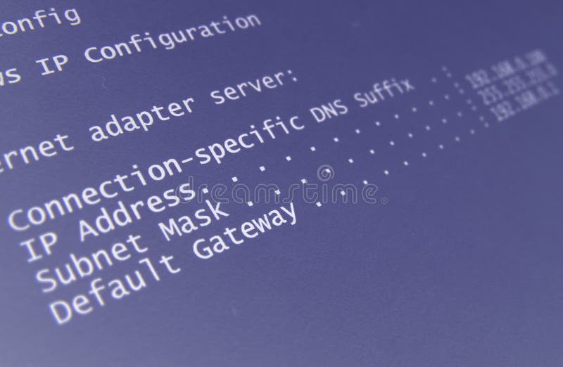 Network configuration. Tcp-ip configuration Network configuration. Tcp-ip configuration