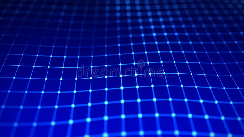 Network connection structure. Abstract technology background. Big data digital background. 3d rendering stock illustration