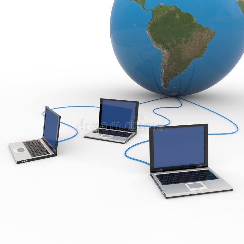 Network connections stock illustration. Illustration of connection