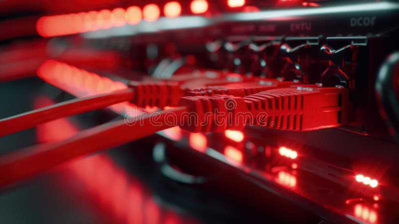 The Network Ethernet Cables. image stock images.