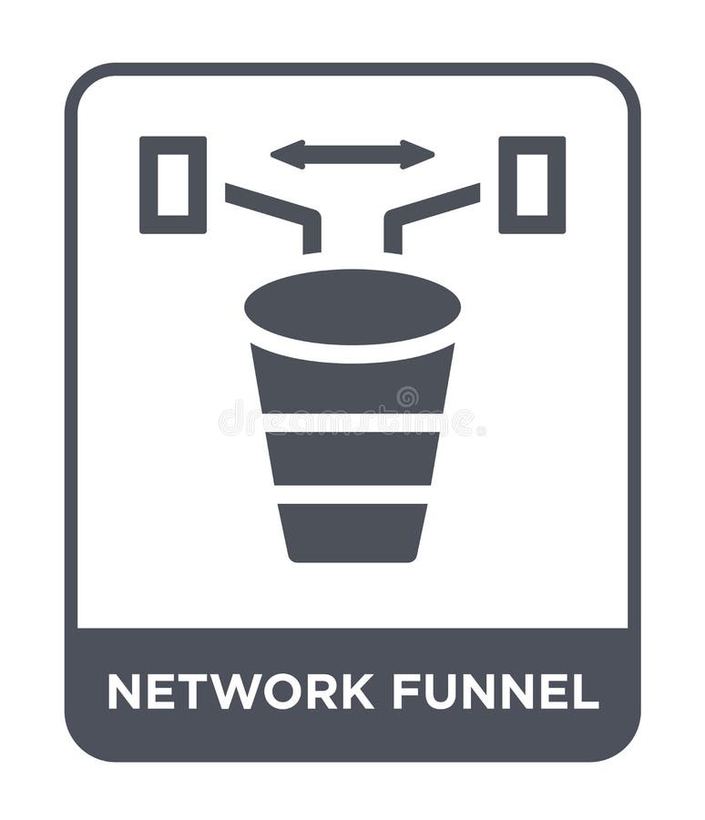 network funnel icon in trendy design style. network funnel icon isolated on white background. network funnel vector icon simple stock illustration network funnel icon in trendy design style. network funnel icon isolated on white background. network funnel vector icon simple stock illustration