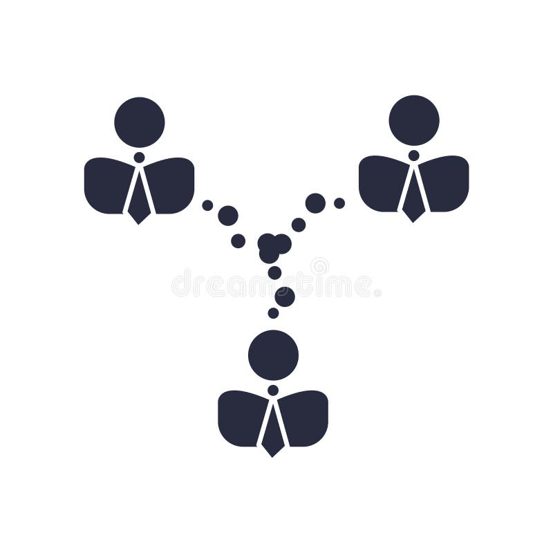 Network Icon Vector Sign and Symbol Isolated on White Background