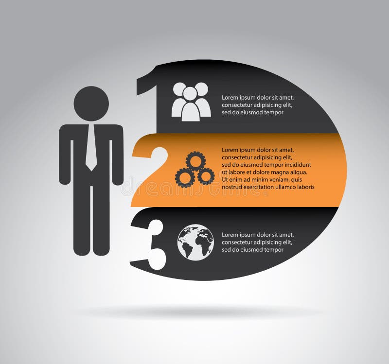 Network infographics royalty free illustration Network infographics royalty free illustration